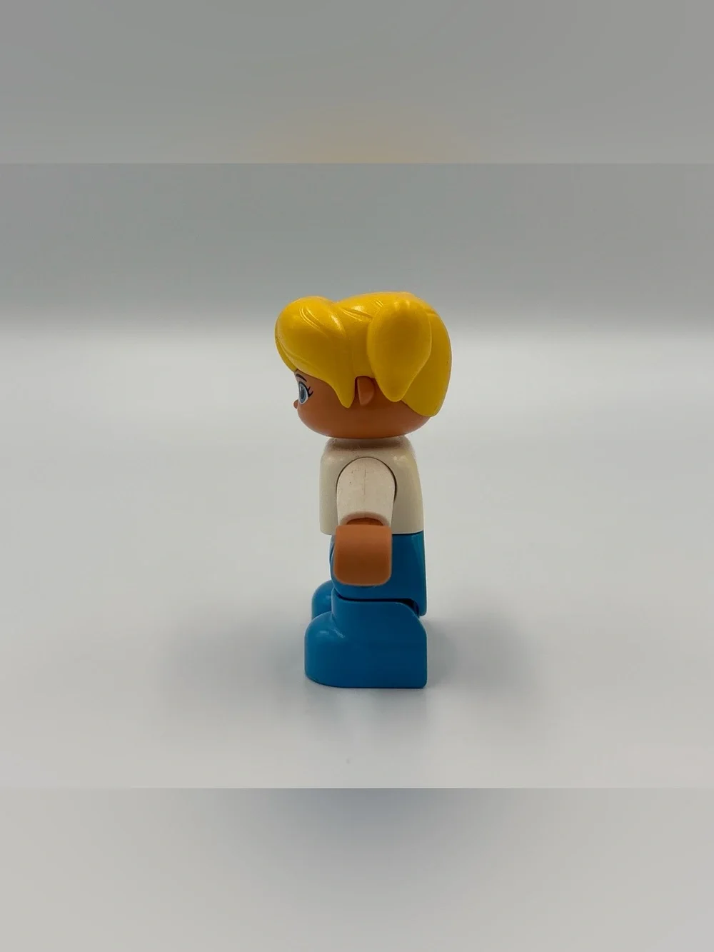 RARE Retro Lego Duplo Toy Lot- Blonde Girl Green Hat Boy Car Shirt Boy Figures
